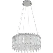 Globo Lighting Hanglamp Klunka chroom Ø 59,5cm
