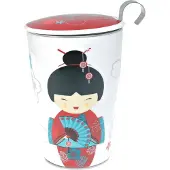 Eigenart Theemok Met Zeef Tea Eve Little Geisha Red