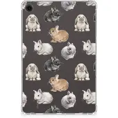 B2Ctelecom Back Case voor Samsung Galaxy Tab A9 Plus Konijntjes