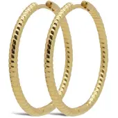 Karma - H444GP - Tilly Twist Hoops - Oorbellen - 19 MM