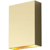 Artdelight Strakke wandlamp Memphis geborsteld goud