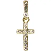 Christian Gouden miniatuur kruis hanger