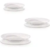 Lékué Vershouddeksel - Set van 3 - Siliconen - Transparent