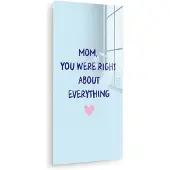MuchoWow Moeder - Quote - Blauw