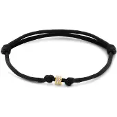 The Jewelry Collection Goud Armband satijn 4700206