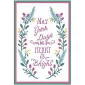 SIZZIX • Layered Stencils A6 Merry & Bright 4pcs