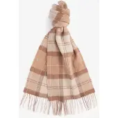 Barbour Tartan Scarf Camel