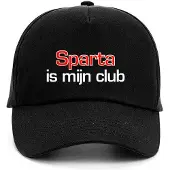 Beechfield Pet met tekst: Sparta is mijn club