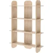 NADUVI Collection Set van 4 wandplanken Demeter | mdf naturel 107.2x149.4x28 cm wandrekken | NADUVI