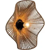 Olucia - ANNELOT - Wandlamp - Bruin / Zwart - Vorm: Overig