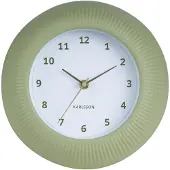 Karlsson Tender Rib Wandklok | Ø25cm | Tea groen