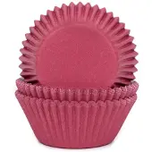 House of Marie Cupcake Vormpjes - Wijnrood - pk/50 - Baking Cups voor Muffins en Cupcakes