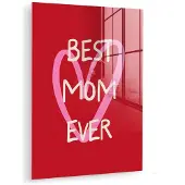 MuchoWow Moeder - Quote - Hartje - Rood