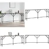 vidaXL Wandtafel 200x29x75 cm bewerkt hout sonoma eikenkleurig