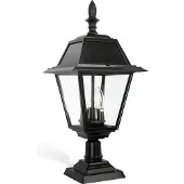 Ks Verlichting Vincenzo Solar Sokkellamp Zwart