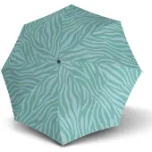 Knirps paraplu A.200 Medium Duomatic Zebra Mint mintgroen