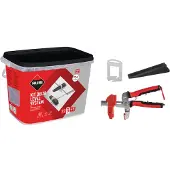Rubi Delta Leveling System Startersset Voor Voeg 1,5mm, Hoogte 3-12mm