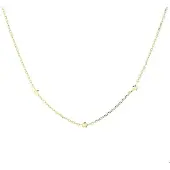 The Jewelry Collection Zilver Verguld Collier sterren 1 2100848