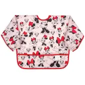 BUMKINS - Sleeved Bib | Baby Mouwslab - Disney Minnie Mouse Pink (6-24 maanden)