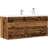 vidaXL Wastafelmeubel, vintage look, 100x38,5x45 cm, houtvezel