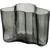 Iittala Vaas Aalto Donkergrijs 14 cm