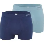 Sloggi Boxershorts 'GO' lichtblauw / donkerblauw