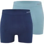 Sloggi Boxershorts 'GO' lichtblauw / donkerblauw