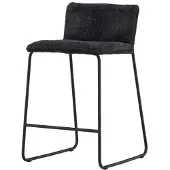 Svea - Mesko barkruk 64 cm - boucle - zwart