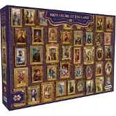 Gibsons Mat Edwards - Monarchs of England Puzzel (1000 stukjes)