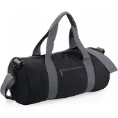 Bagbase Retro Schoudertas Black/Grey 20 Liter