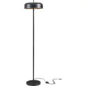 Lux.pro Standaarlamp 'Barton', 2-licht, met voetpedaal, metaal, 159 cm, zwart