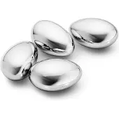Georg Jensen IJsblokjes Sky RVS (Set van 4)