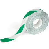 Durable Vloermarkeringstape , tweekleurig, zelfklevend, 30 m lengte, groen/wit