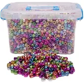 Colorations Kleuren - Metalen pony kralen, 4000 stuks.