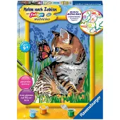 Ravensburger Katze mit Schmetterling