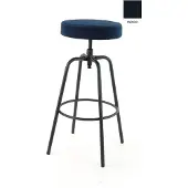 Workliving Barkruk Hoog Rond - Velvet Earth Indigo