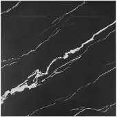 REA Douchebak Bazalt Carrara Black 90x90