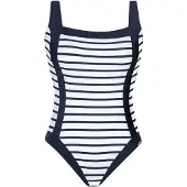 Sunflair Badpak donkerblauw / wit