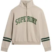 Superdry Sweatshirt 'Athletic Essentials' greige / groen