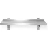 Hendi Verstelbare wandplank – enkel – roestvrij staal – 1000x300x600 mm – set van 2