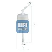 Ufi 27.H07.00 Luchtfilter