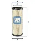 Ufi 27.D26.00 Luchtfilter