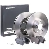 RIDEX 3405B0313 Remschijven en blokken