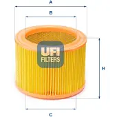 Ufi 27.B61.00 Luchtfilter