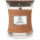 Woodwick Geurkaars Mini Candle - Santal Myrrh - 20 branduren - 85gr - 8 cm / ø 7 cm