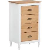DOMUS Rio-Commode - 4-laden - Wit Grenen