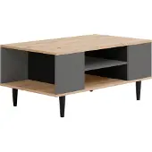 DOMUS Legro-Salontafel - Grijs Eikenlook