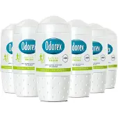 Odorex Natural Fresh Anti-Transpirant Deodorant roller - 6x 50ml - Voordeelverpakking