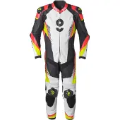 GMS GRC-1 Zwart Rood Geel 1-Delig Motorpak Maat 54