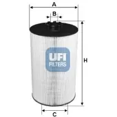 Ufi 25.097.00 Oliefilter
